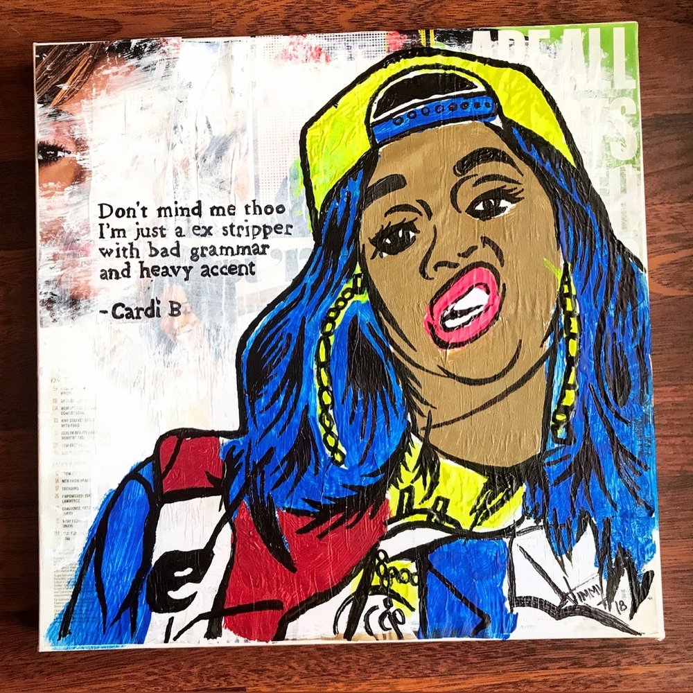 Cardi B - Painting