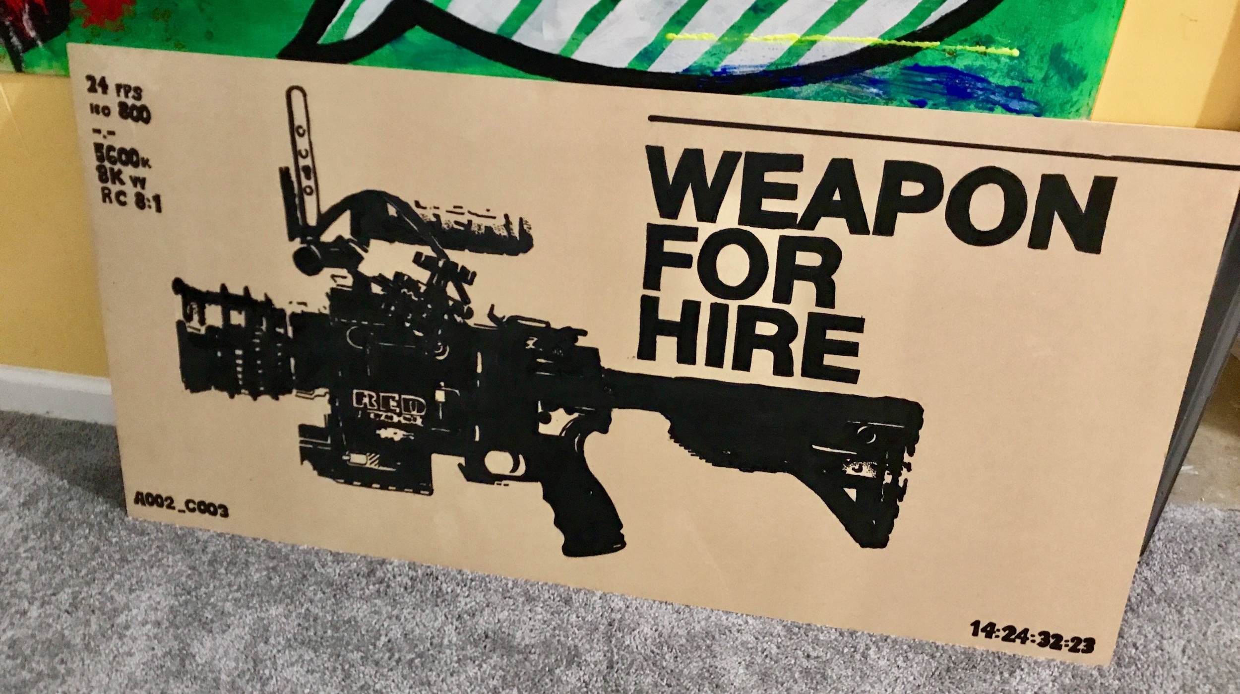 Weapon for Hire - Painting