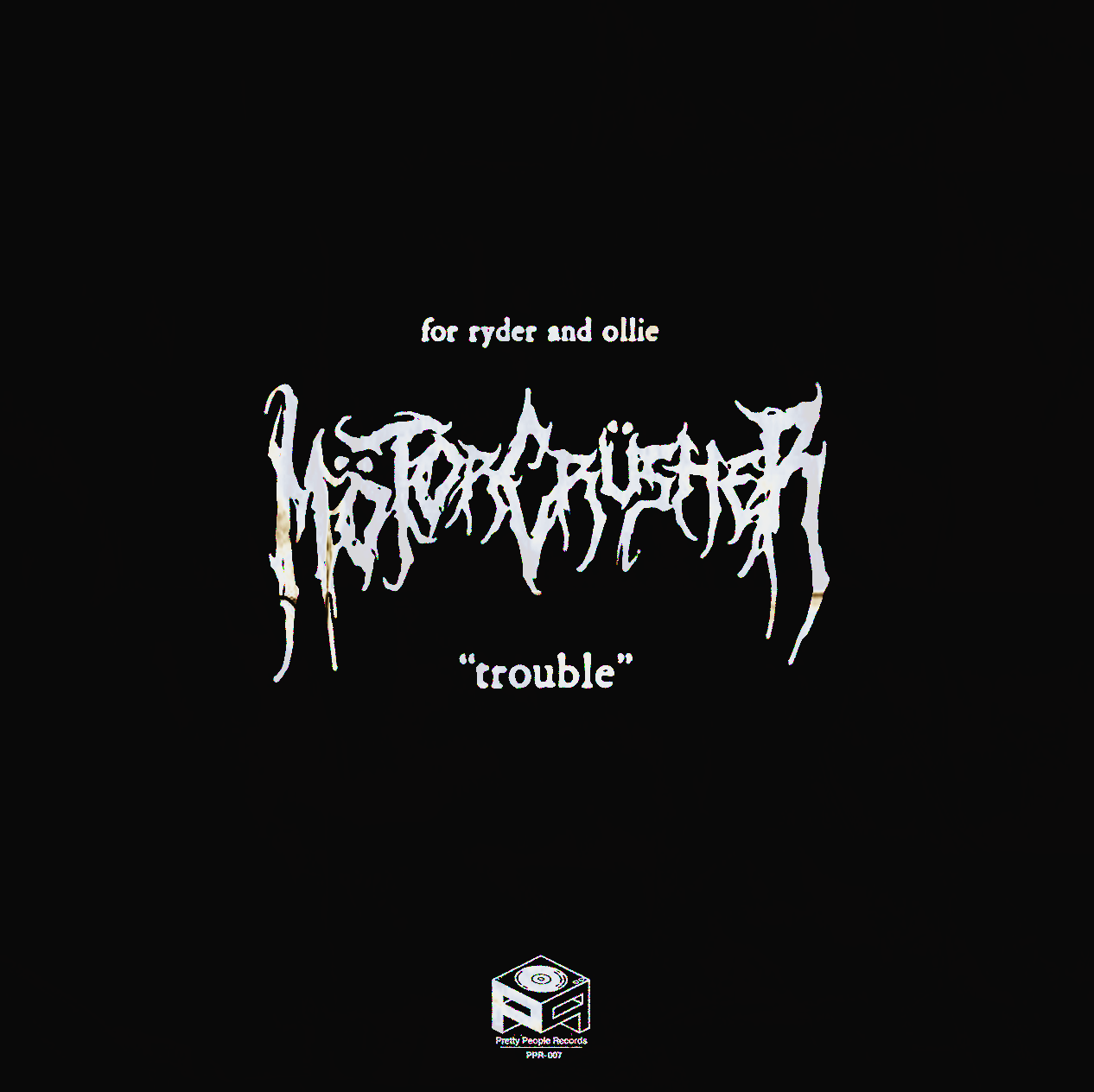 MötorCrüsher "Trouble" [Single] Back Art