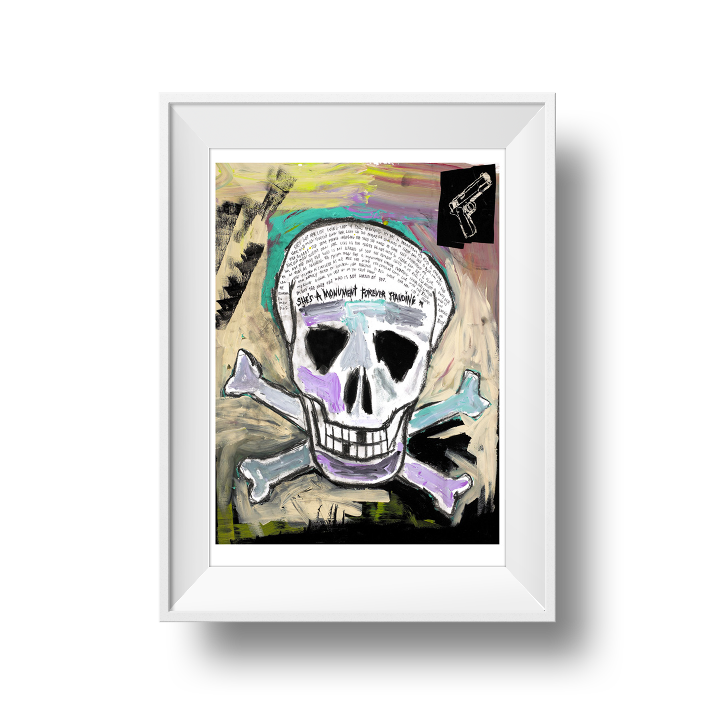 Skull and Crossbones | Tim Armstrong | 18 x 24